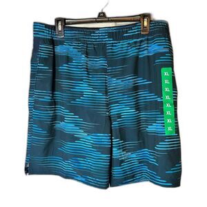 Speedo TechVolley UPF 50+ Swim Water Resistant Shorts Mens XL Blue NWT Stretch